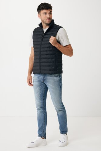 Iqoniq Meru Herren Bodywarmer aus recyceltem Polyester