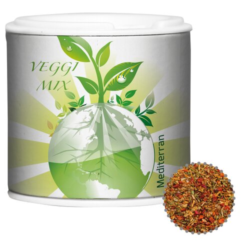 Gewürzmischung Mediterraner Veggie Mix, ca. 20g, Gewürzpappstreuer