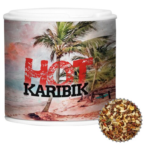 Gewürzmischung HOT Karibik Mix, ca. 20g, Gewürzpappstreuer