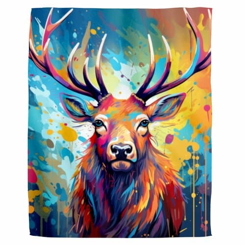 Sherpa Sublimation Fleecedecke 150x120 cm, 450 gr/m²