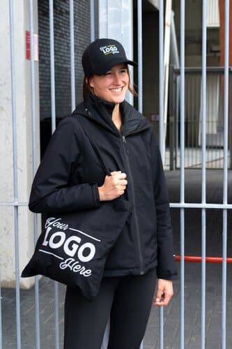 Bio-Baumwolltasche mit langen Henkeln, 135 gr/m²