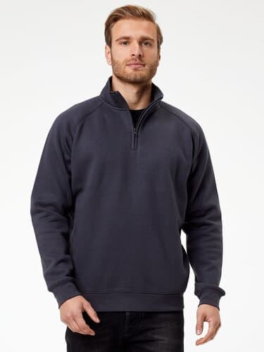 BS Sirio Pullover mit halbem Reißverschluss, 280 gr/m²
