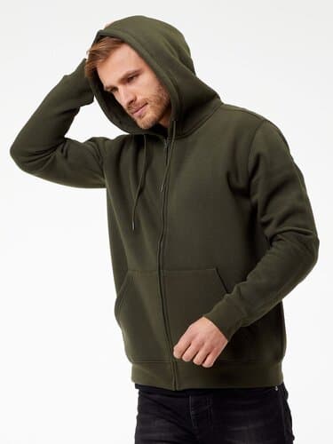BS Vega Hoodie mit durchgehendem Reißverschluss, 280 gr/m²