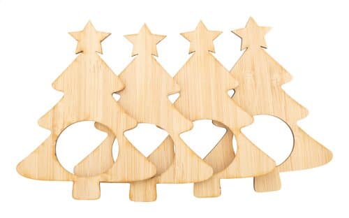 Julmiddag Serviettenringset