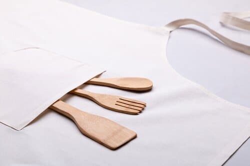 Crudo Baumwoll-Schürze