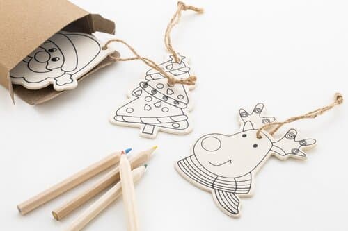 Oppland Christbaumschmuck zum Ausmalen