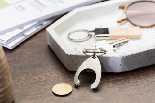 Zoinc Schlüsselanhänger mit Einkaufswagenchip