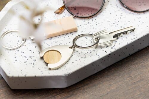 Zoinc Schlüsselanhänger mit Einkaufswagenchip