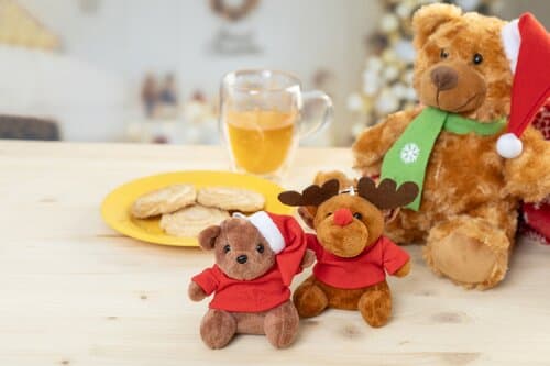 Julren Plüsch-Weihnachtsrentier-Schlüsselanhänger