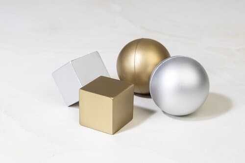 Cubix Shine Metallic Antistressball