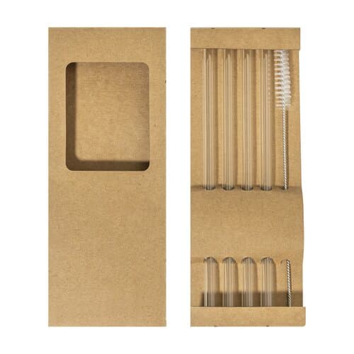 Borosip Glas-Trinkhalmset