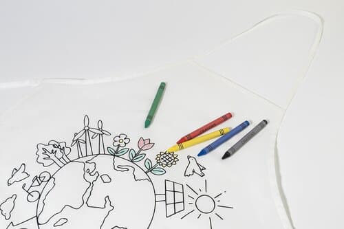 Ecolo RPET Kinderschürze zum Bemalen