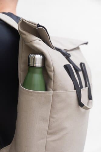 Rebyss Roll Recycelten Canvas Rucksack