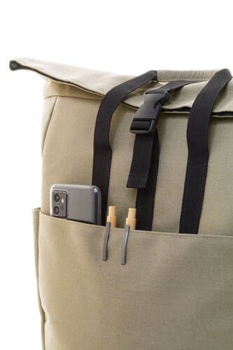 Rebyss Roll Recycelten Canvas Rucksack