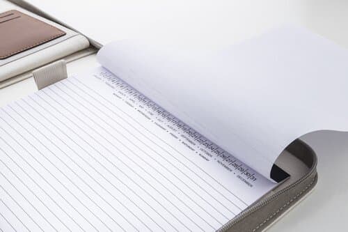 Carbasa Zip Dokumentenmappe aus recyceltem Canvas