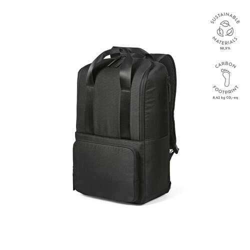 Bucharest 18L Rucksack aus rPET. Laptops bis 15.6"