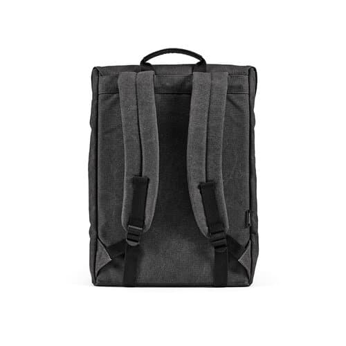 Prague 25L Rucksack, recy.Baumwolle. Hakenverschluss. Laptops bis 17"