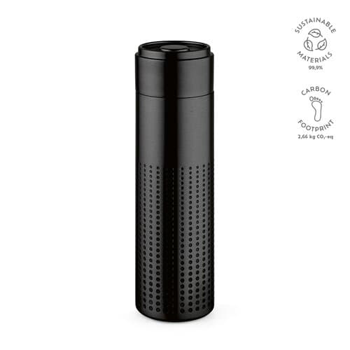 Perfora Trinkflasche aus recy.Edelstahl, 540ml. Doppelwandig