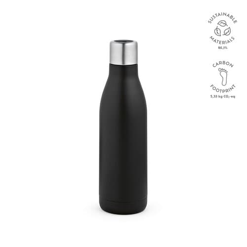 Parana Trinkflasche recy.Edelstahl, 550 ml. UV-Desinfektionsfunktion