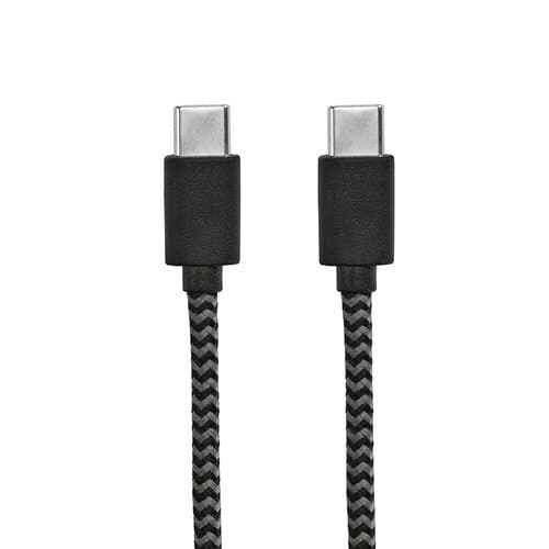 Koch Kabel aus rPET. 1 m. USB-C auf USB-C. Schnellladefunktion