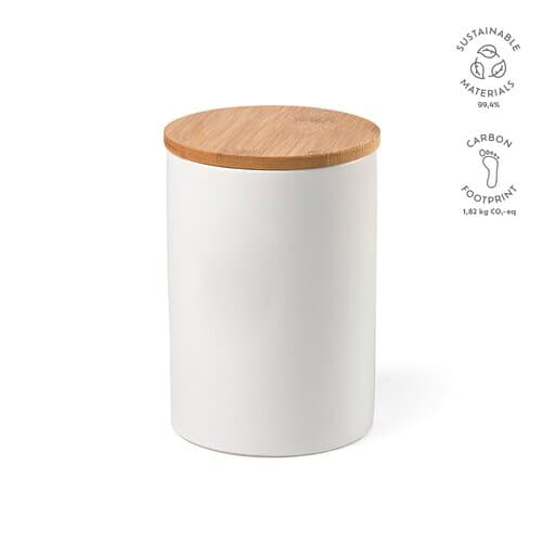 Munch 1000 Behälter aus Keramik, 980 ml. Mit Bambusdeckel