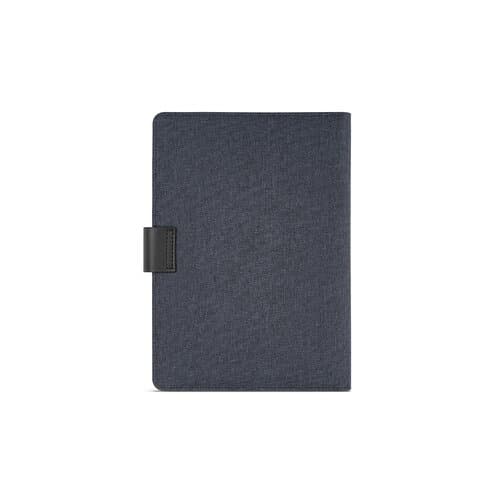 Tolstoy A5-Mappe rPET. Notizblock mit 64-seitigem FSC.Verschluss aus rPU