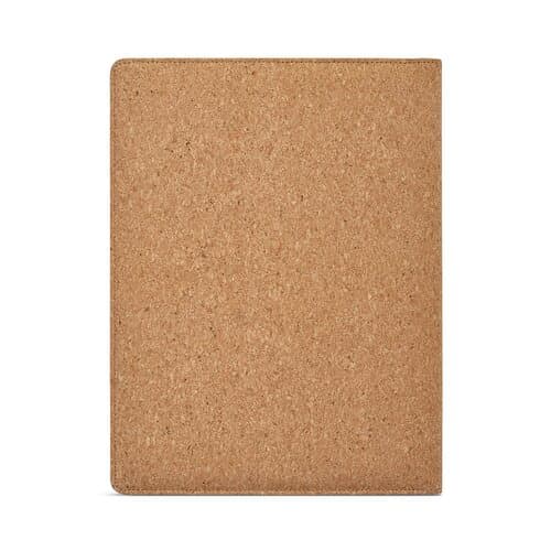 Kafka A4-Mappe, Kork. Notizblock mit 64-seitigem FSC
