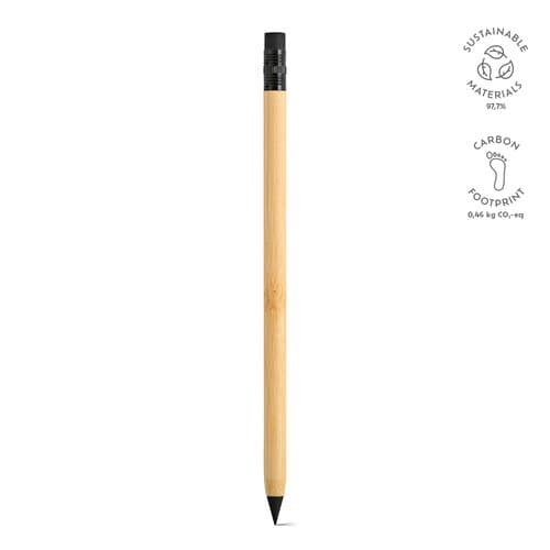 Kerouac Tintenloser Stift. Bambus mit Graphitspitze und Radiergummi