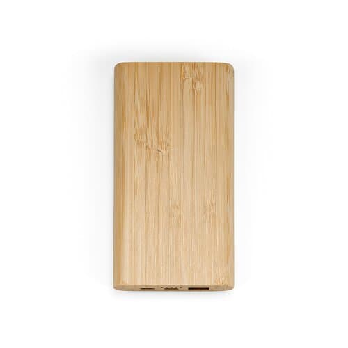 Pythagoras Powerbank aus Bambus mit 10000 mAh. 15 W