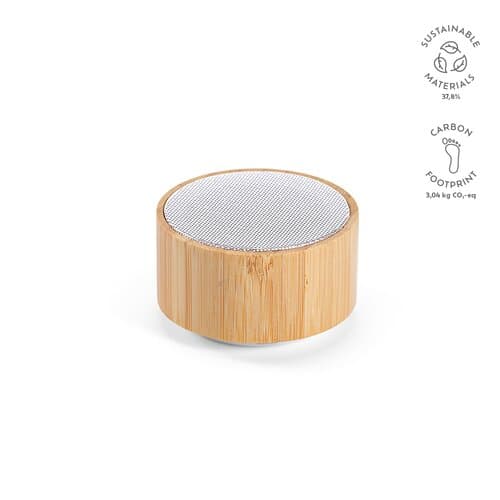 Einstein Lautsprecher aus Bambus und rABS, 400 mAh. 3 Std Spielzeit