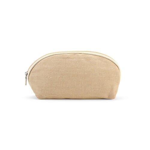 Dehli 1,5L Kulturtasche, 260gsm Jute mit Reißverschluss