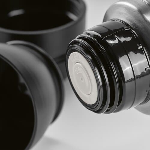 Flinders Thermos recy.Edelstahl, 1080 ml. Mit 2 Bechern und Karabiner