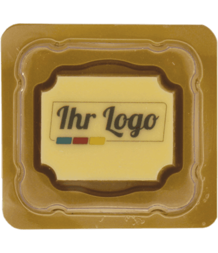 1er Logopraline im Kundenindividuellen Logo