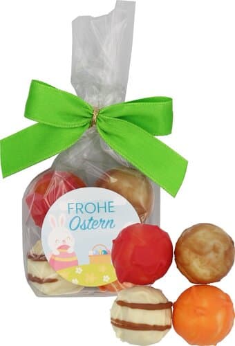 4er Osterpralinen mit Aufkleber