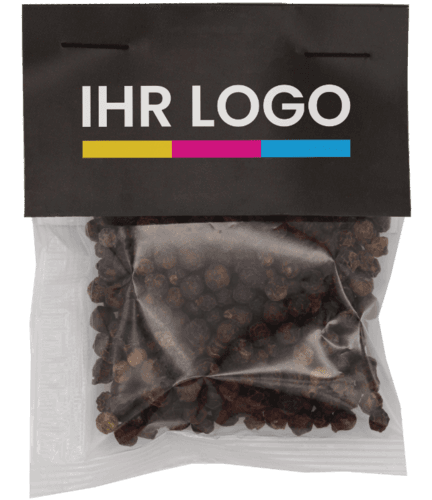 Pfeffer schwarz ganz