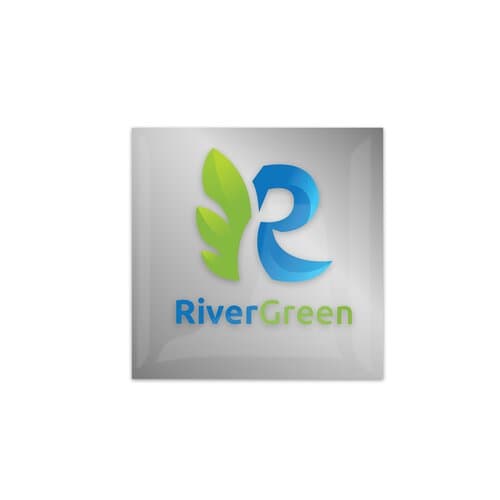 Doming Sticker Silber