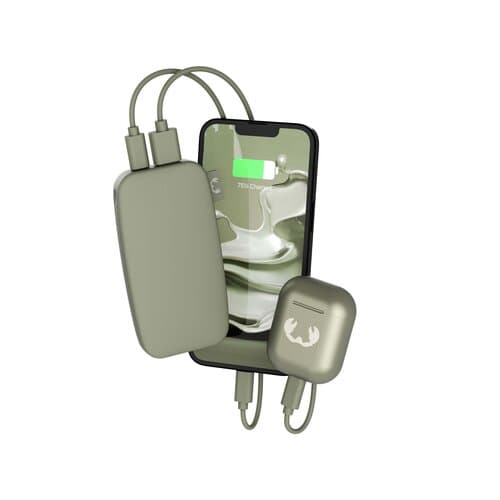 Fresh 'n Rebel Powerbank 6000 mAh USB-C Dried Green