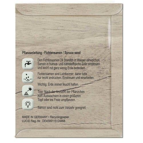 Samentütchen Mini - Standardmotiv - Fichte