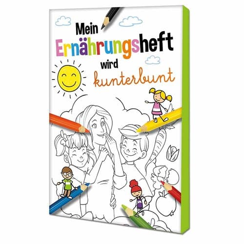 Malbuch / Mal-Set A6 - Ernährung