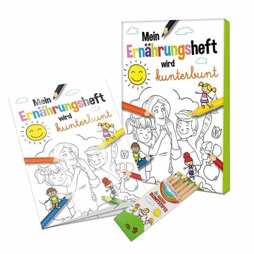 Malbuch / Mal-Set A6 - Ernährung