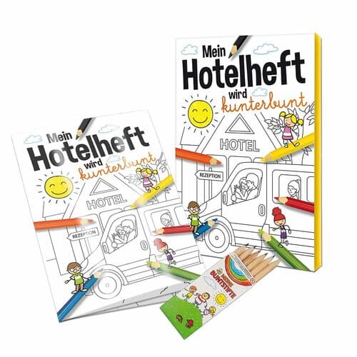 Malbuch / Mal-Set A6 - Hotel
