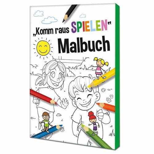 Malbuch / Mal-Set A6 - Komm-raus-spielen