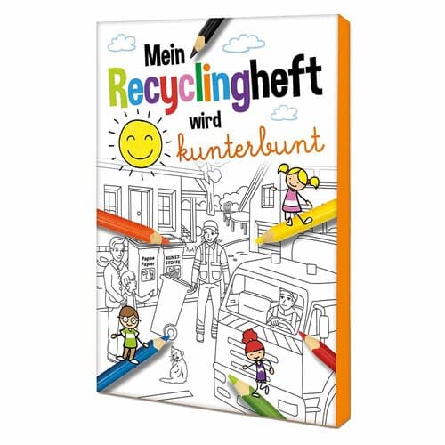 Malbuch / Mal-Set A6 - Recycling