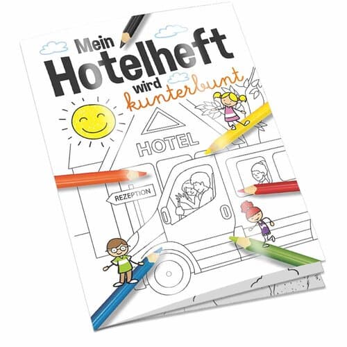 Malbuch / Mal-Set A6 - Hotel