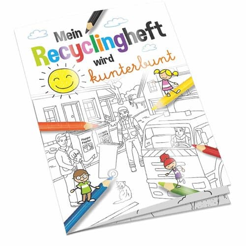 Malbuch / Mal-Set A6 - Recycling