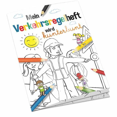 Malbuch / Mal-Set A6 - Verkehr