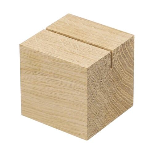 Holzmenükartenhalter "Cube"