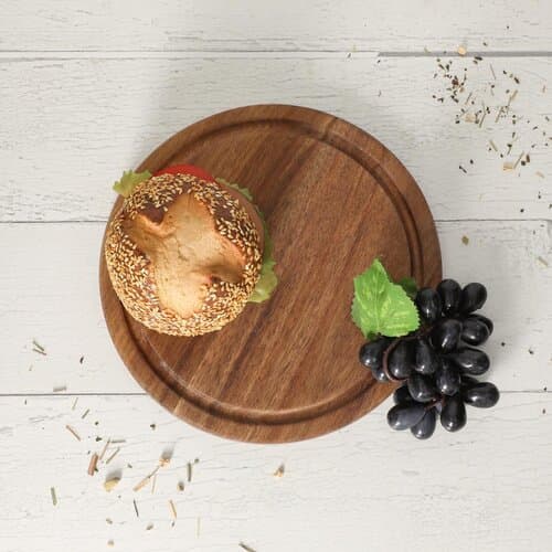 Schneidbrett "Acacia" rund