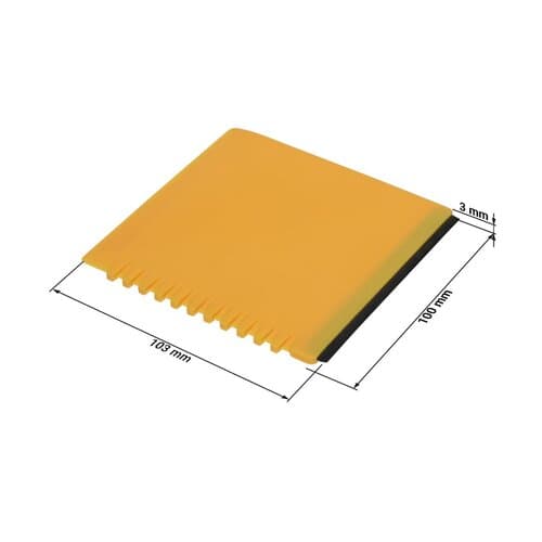 Eiskratzer "Quadrat" mit Wasserabstreifer