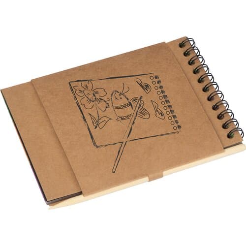 Malblock mit Kratzpapier Bangkok